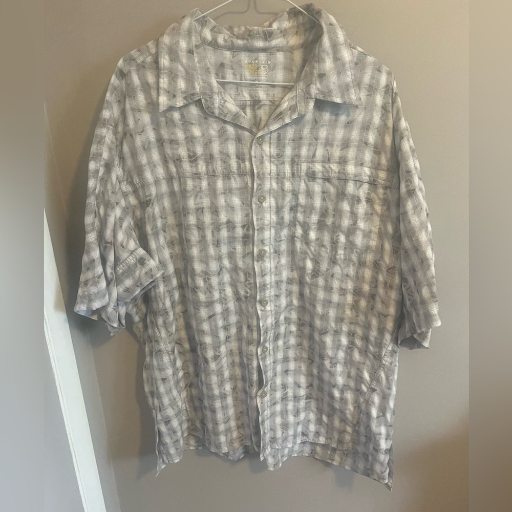Mountain hardwear men’s outdoor shirt nylon blend XL